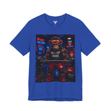 Cargar imagen en el visor de la galería, Beast Mode Monkey T-Shirt — Weightlifting Gym Tee with Neon Vibe