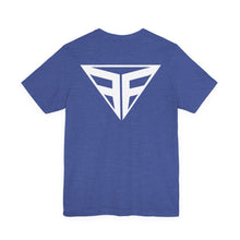 Load image into Gallery viewer, Triangle Monogram Tee — Bold Geometric Logo T-Shirt