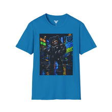 Load image into Gallery viewer, Bear Beast Mode T‑Shirt — "No Pain No Gain" Neon Fitness Graphic Tee