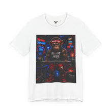 Cargar imagen en el visor de la galería, Beast Mode Monkey T-Shirt — Weightlifting Gym Tee with Neon Vibe
