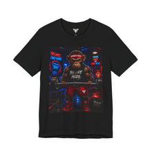 Cargar imagen en el visor de la galería, Beast Mode Monkey T-Shirt — Weightlifting Gym Tee with Neon Vibe