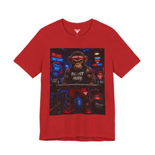 Cargar imagen en el visor de la galería, Beast Mode Monkey T-Shirt — Weightlifting Gym Tee with Neon Vibe