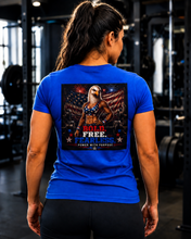 Load image into Gallery viewer, Fourth of July  — Patriotic American Flag T‑Shirt